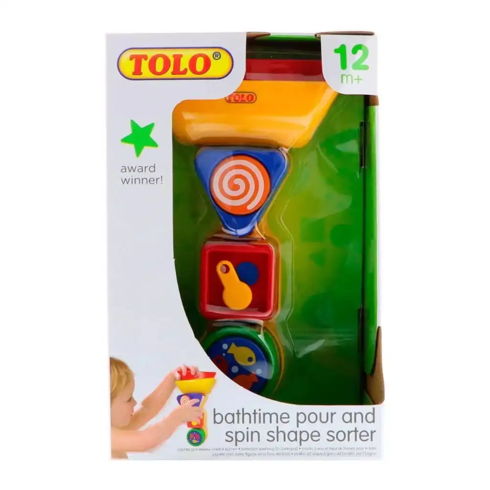 Tolo - Bathtime Pour and Spin Shape Sorter Toy - 89414