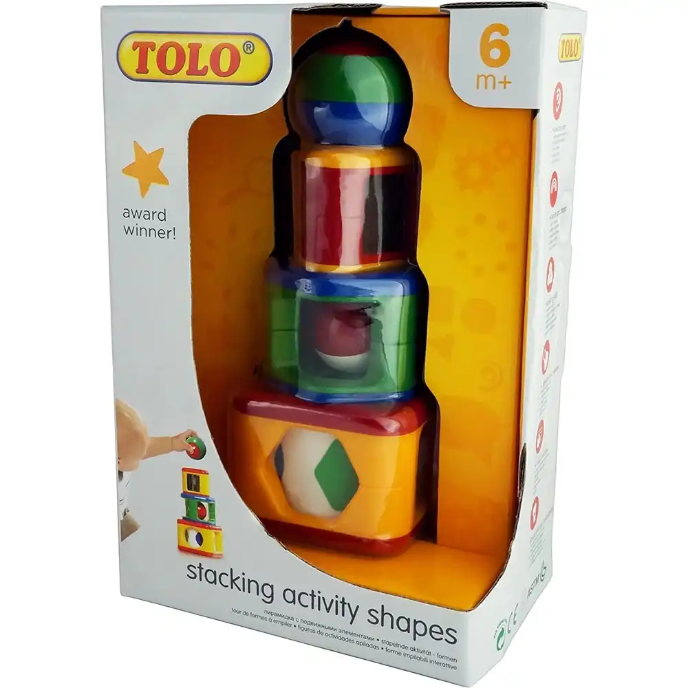 Tolo - Toys Stacking Activity Shapes - 89420
