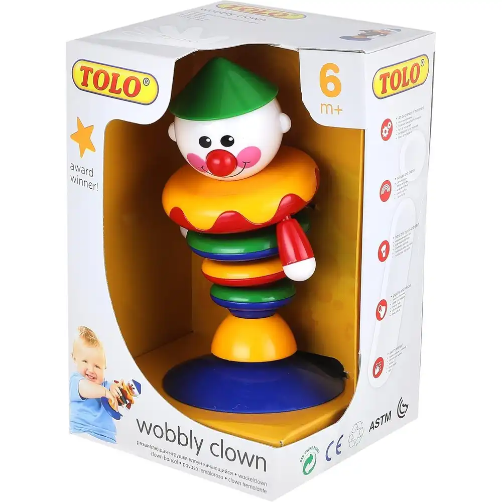 Tolo - Wobbly Clown Kids Toy - 89520