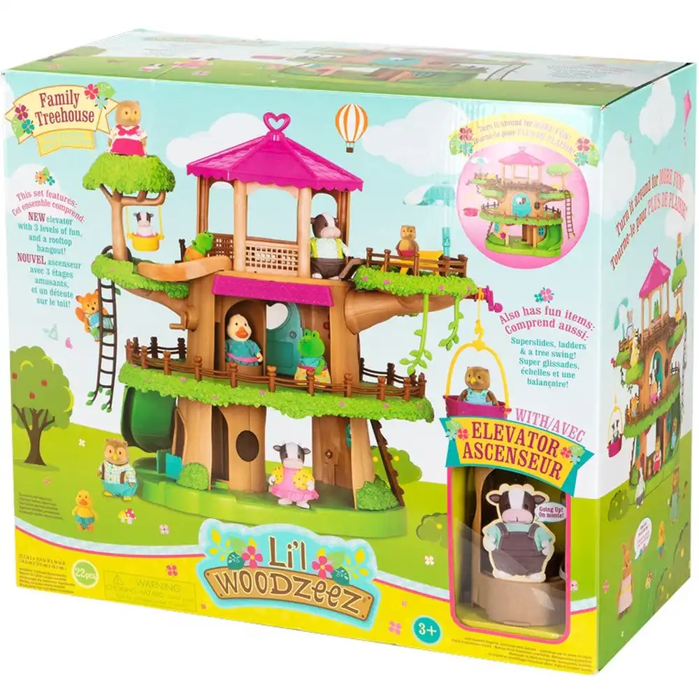 Lil Woodzeez - Family Treehouse Play Set for 14 inch Dolls  - 6444