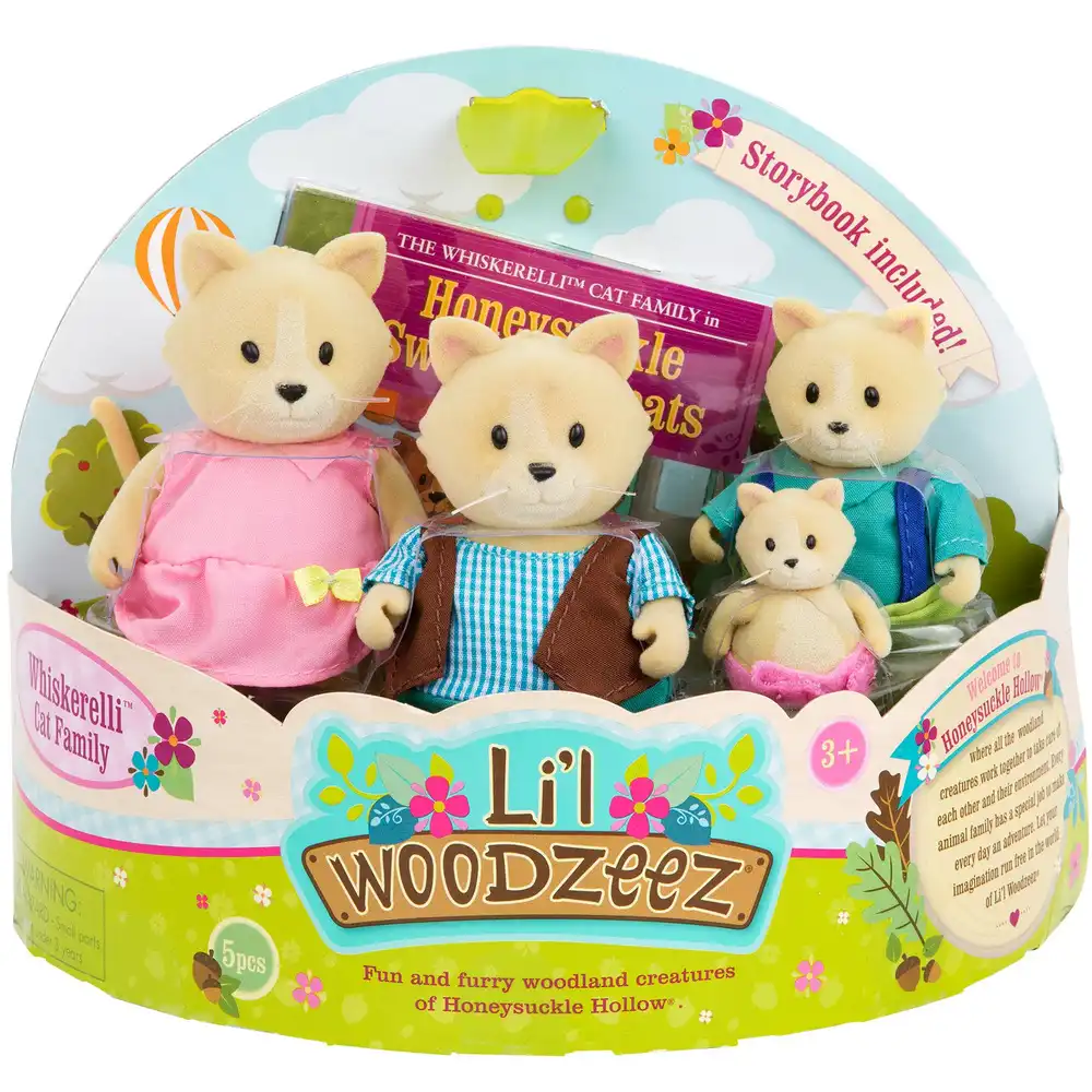 Lil Woodzeez - The Whiskerelli Cats Family - 6156