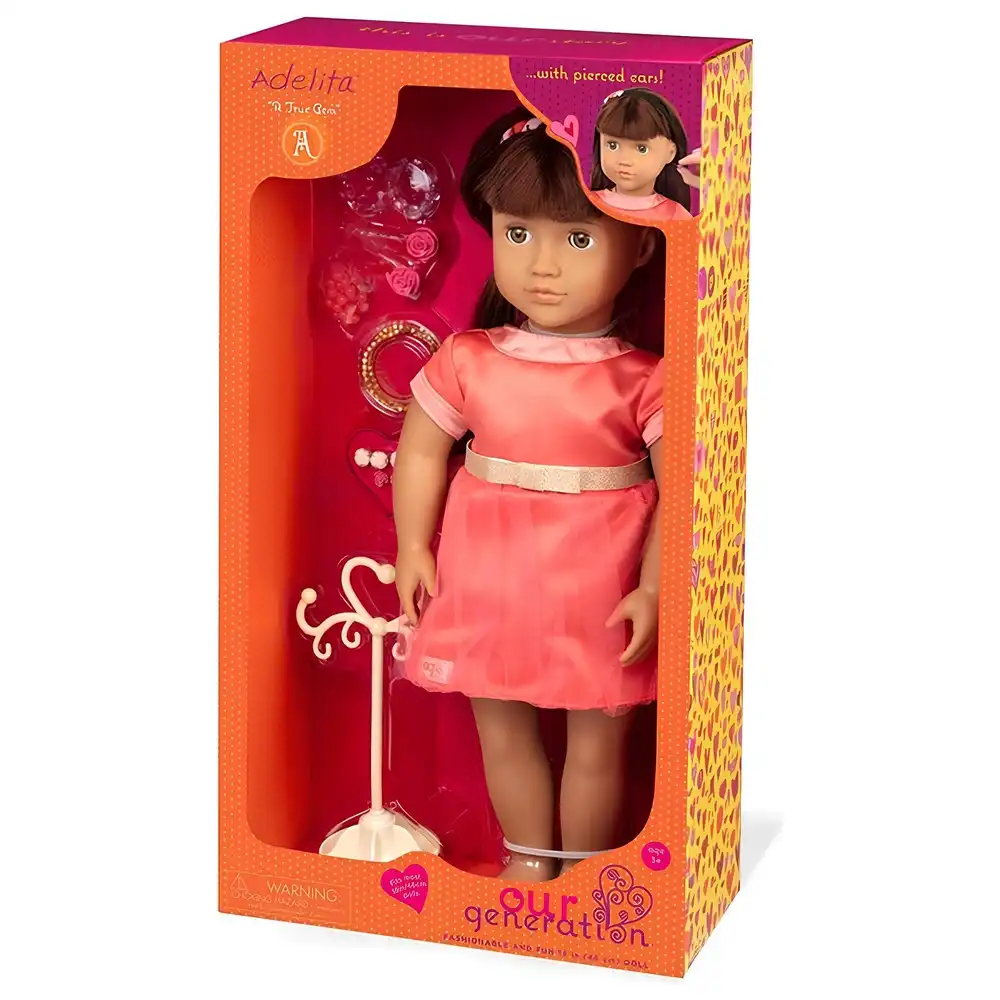Our Generation - Adelita A True Gem 18-inch Jewelry Fashion Doll - BD31122