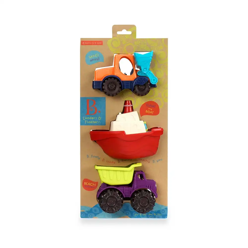 B.toys - Mini Toy Vehicles Loaders & Floaters 3 Vehicle - BX1528Z