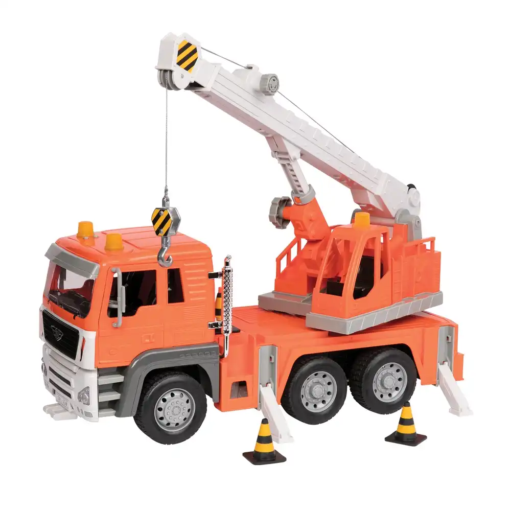 Battat - Driven Fire Truck Standard Series with Lights & Sounds - Orange - WH1234Z