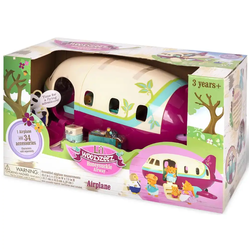 Li'l Woodzeez - Honeysuckle Airway Airplane with Accessories - 6153