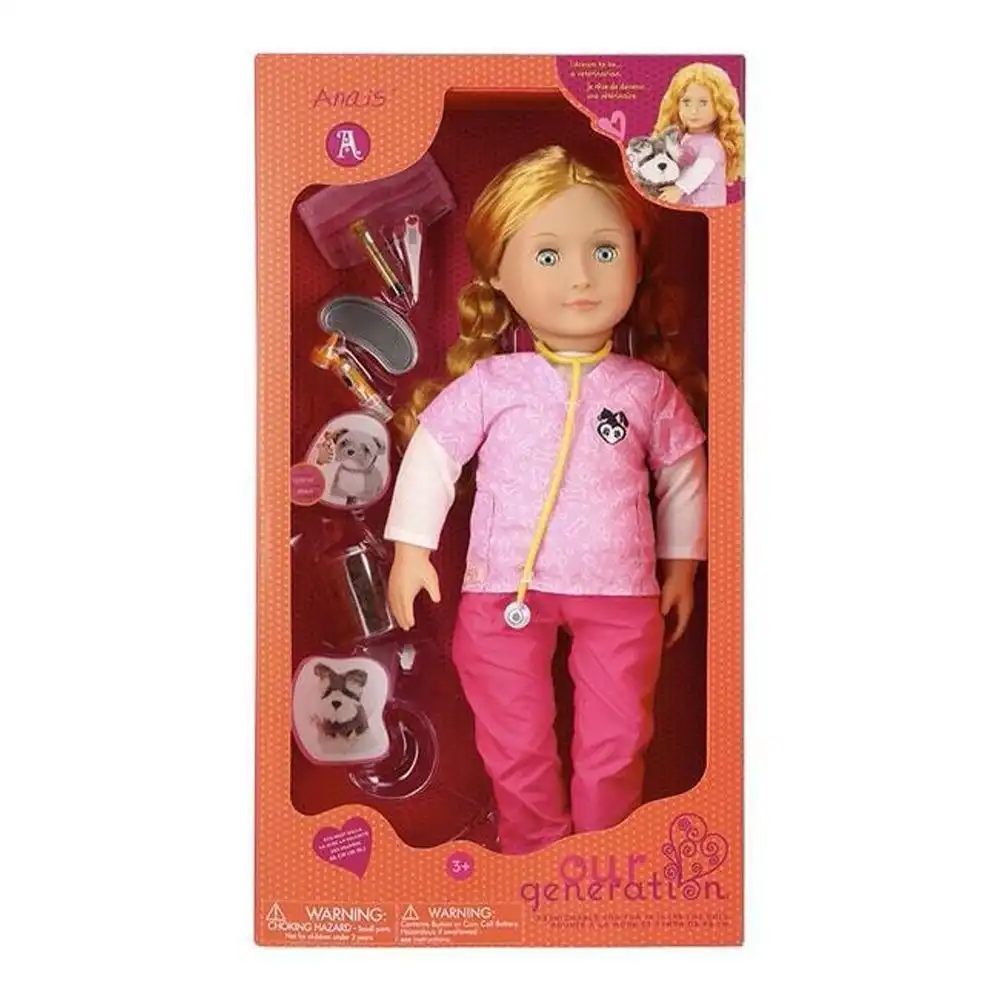 Our Generation - Anais Vet Doll 18 Inch - BD31157Z