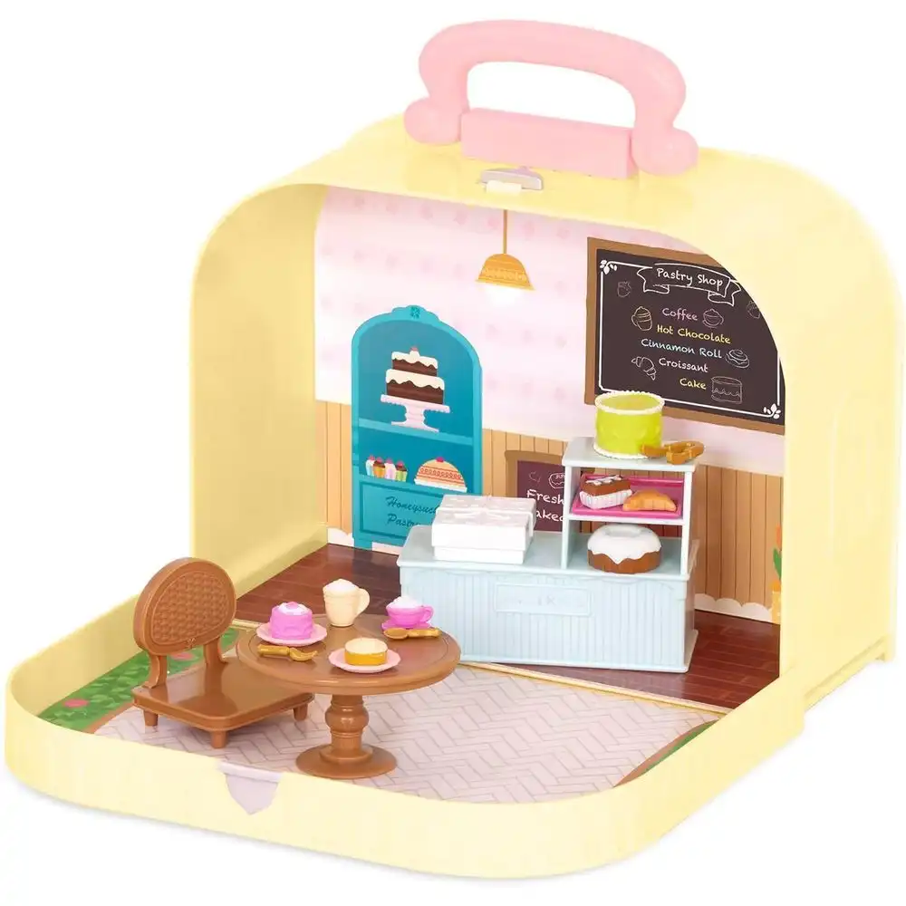 Li'l Woodzeez - Travel Suitcase Pastry Shop Playset - WZ6600Z
