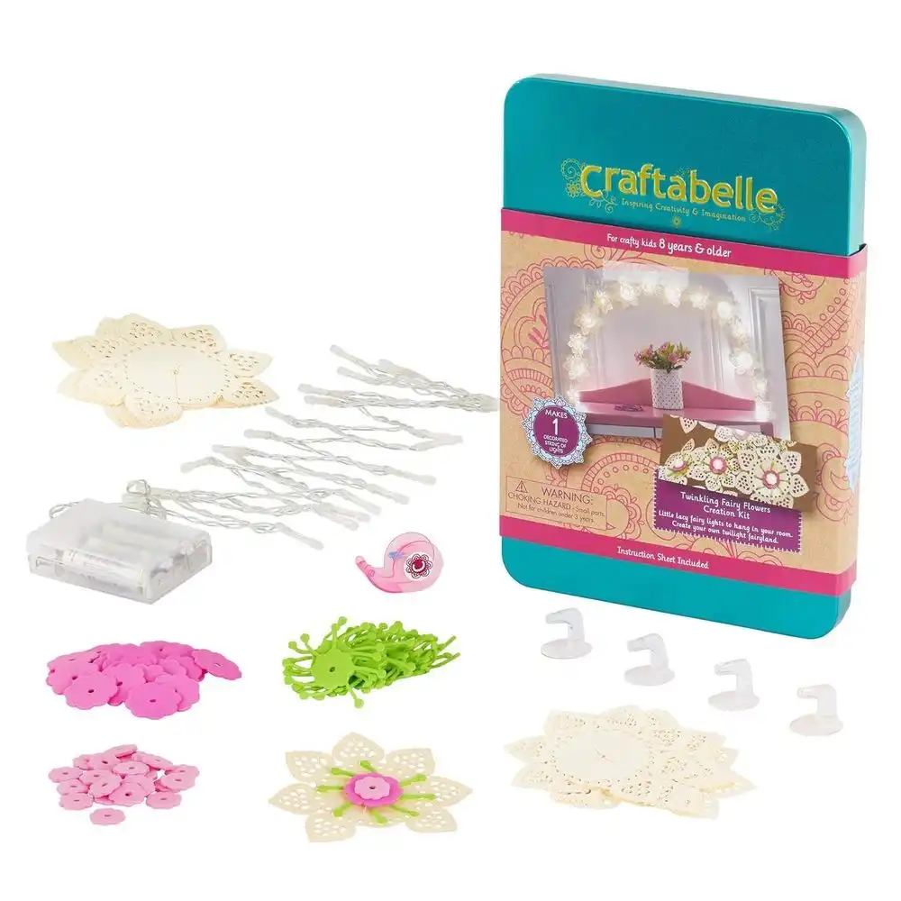 Battat - Craftabelle Twinkling Fairy Flowers Creation Kit - CF2450Z