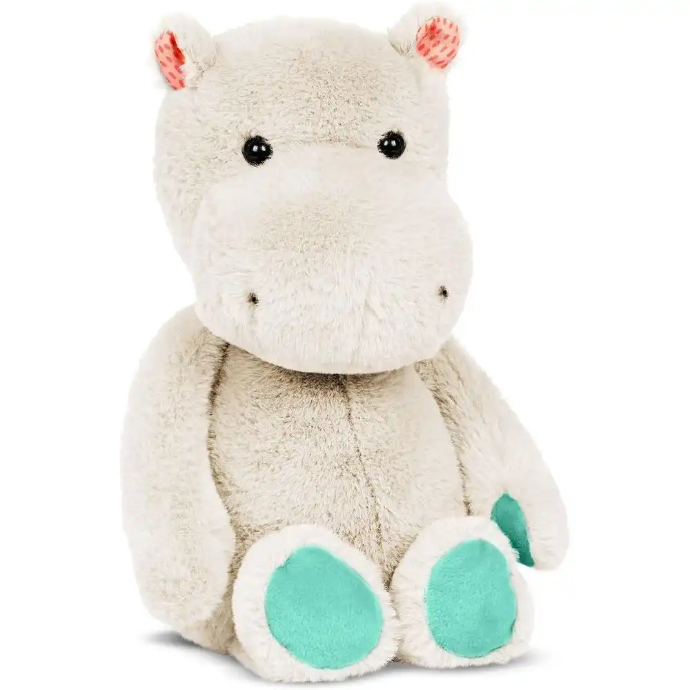 B.toys - Happyhues Gerry Grey Plush Hippo - BX2079Z