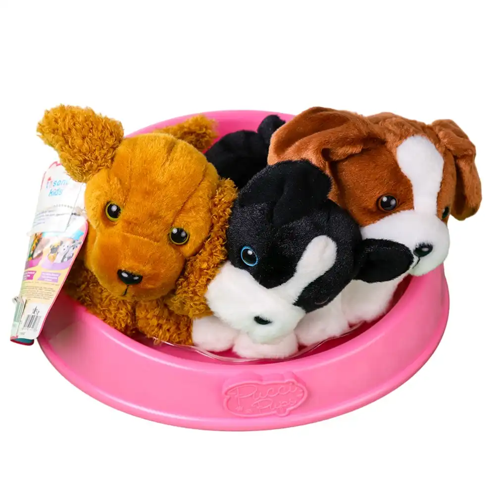Pucci Pups - Adopt-A-Pucci Pup Pink Bed Stuffed Animal - ST8383Z