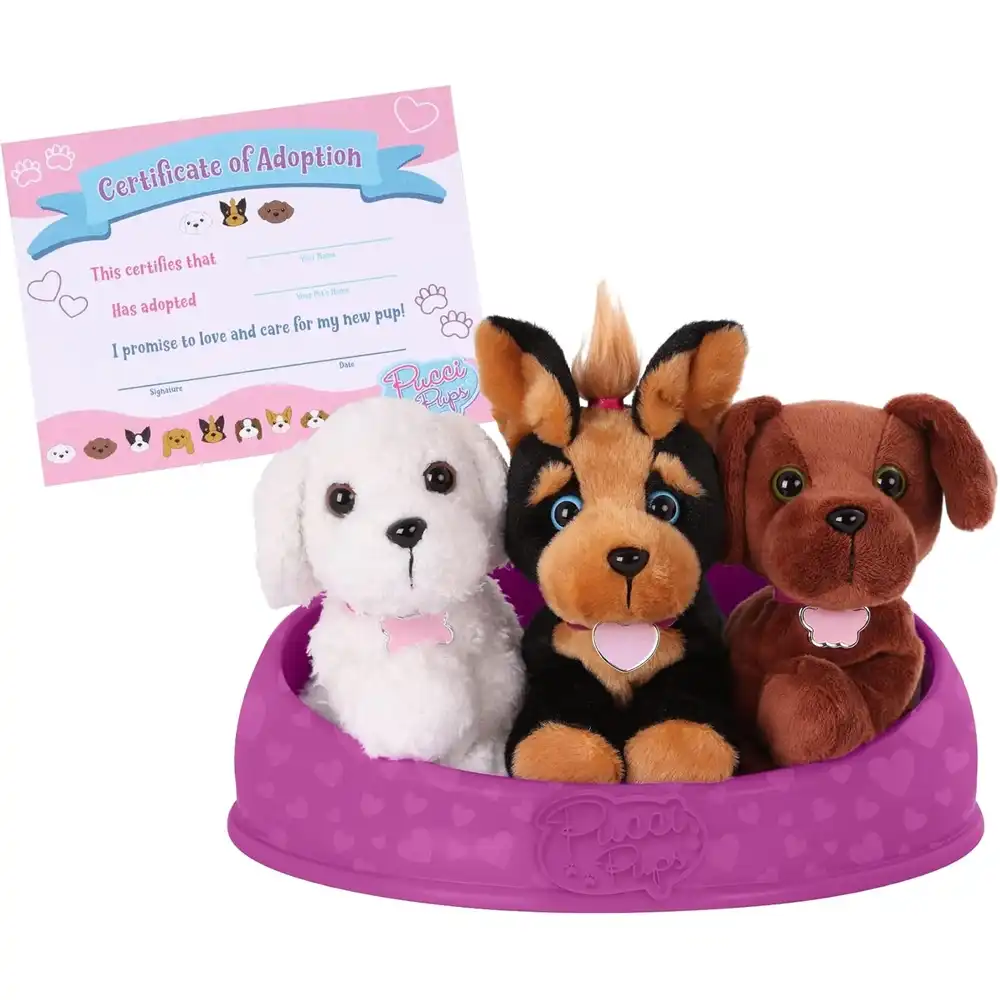 Pucci Pups - Adopt-A-Pucci Pup Shih Tzu, Chihuahua, Caniche Plush