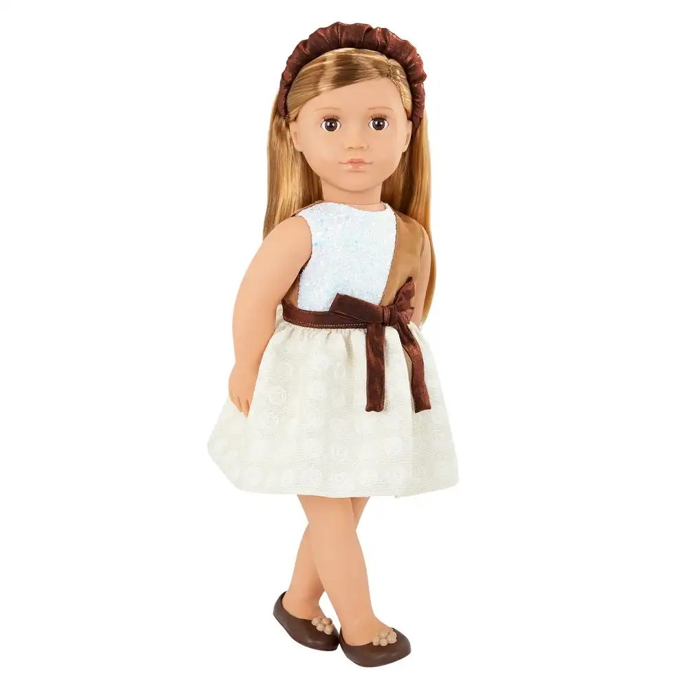 Our Generation - Shelby 18 Inch Doll with Scented Headband &  Chocolate-Inspired Dress - BD31433Z | Toyagator