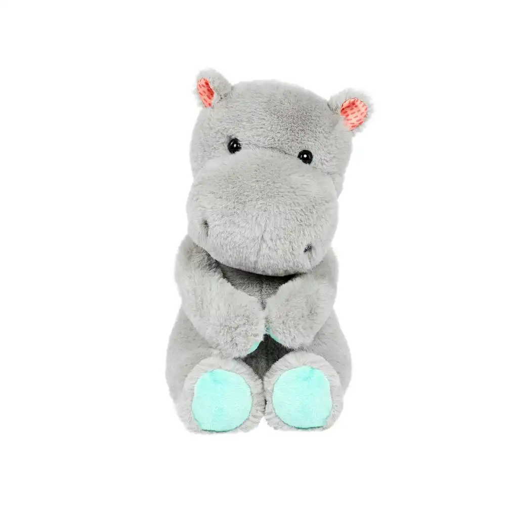 B.toys - Happyhues Gerry Grey Plush Hippo - BX2237Z