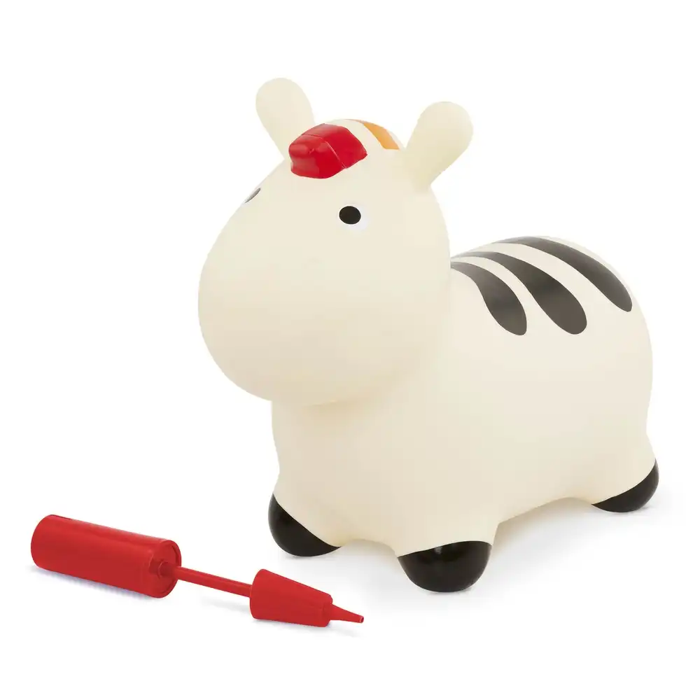 Battat - Ride On Inflatable Zebra Bouncer - BT2754Z