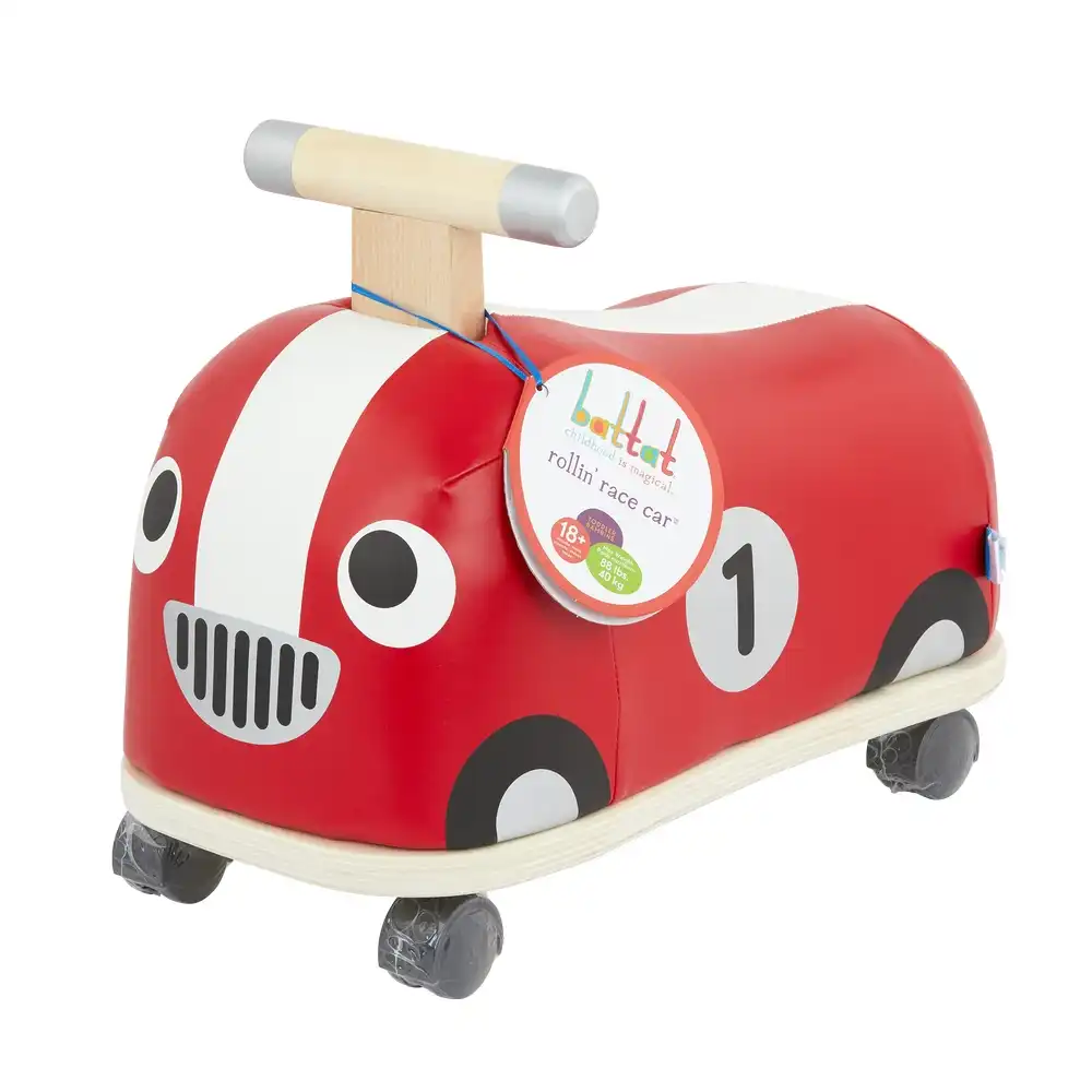 Battat - Rolling Race Car Ride on Race Care - BT2757Z