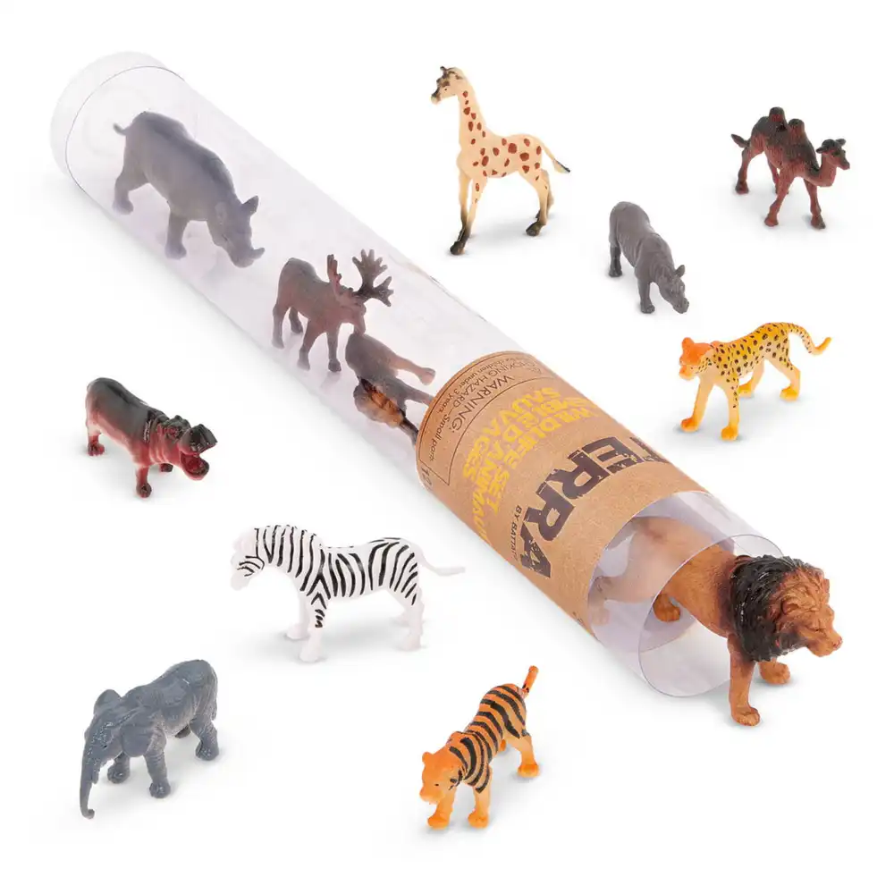 Battat - Terra 12 Pieces Wildlife Ainmals Set 4-8cm - AN2879Z