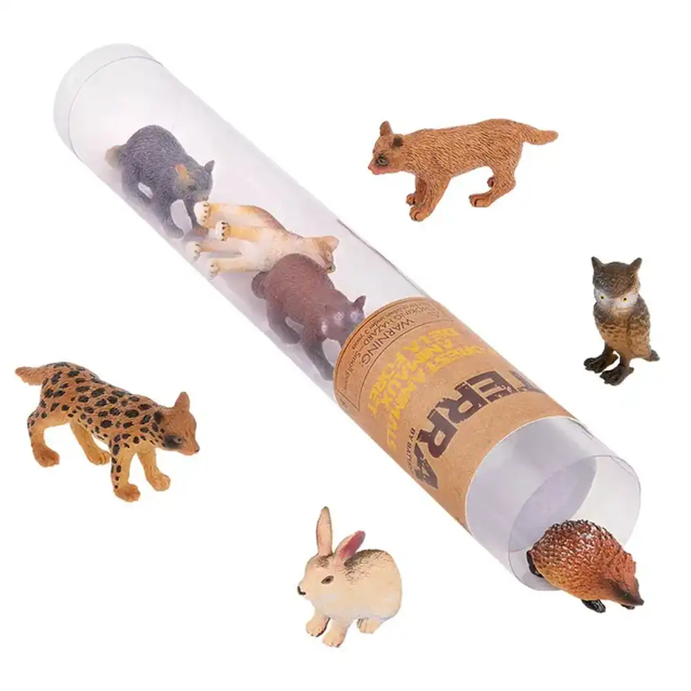 Battat - Terra 8 Pieces Forest Animals 4-9cm - AN2880Z