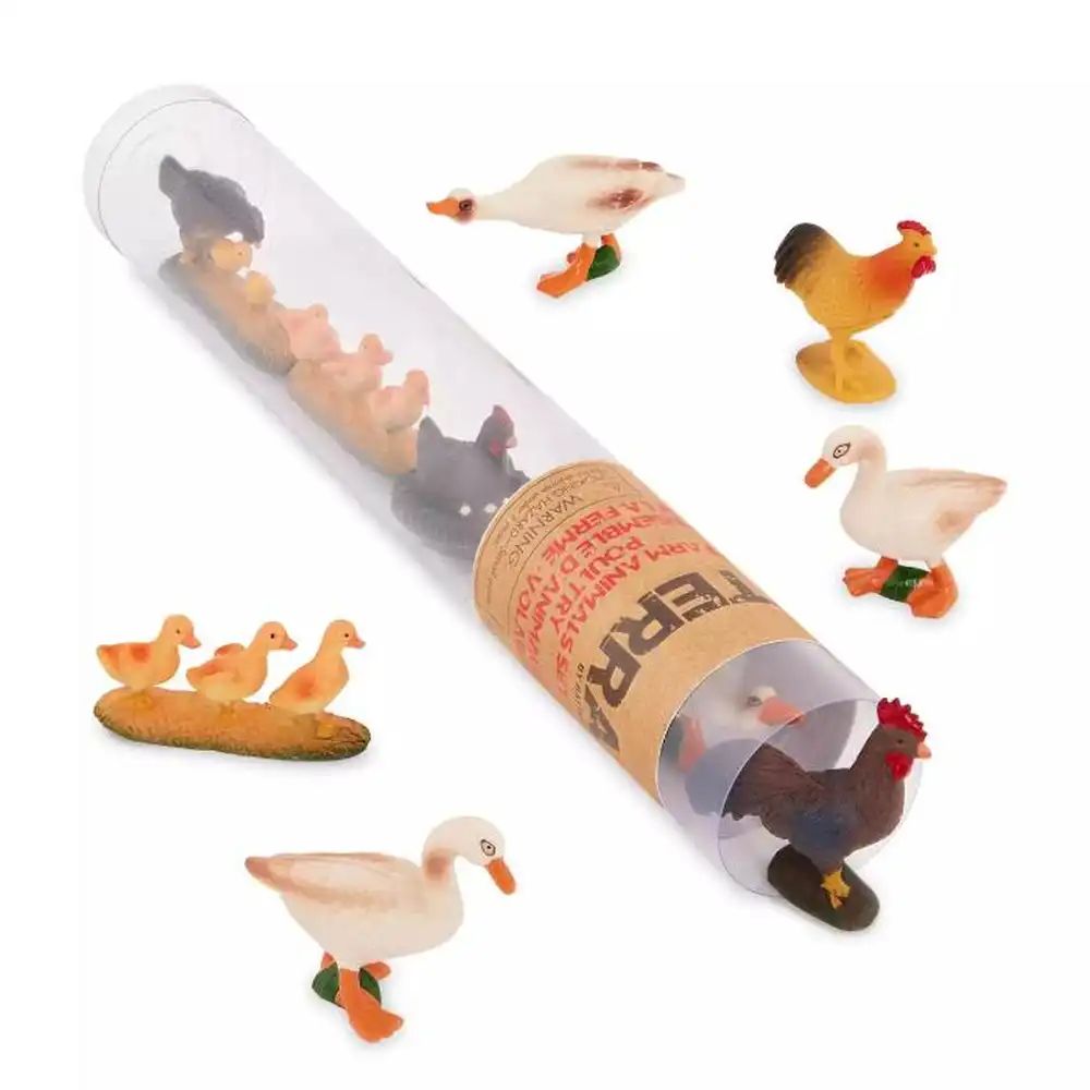 Battat - Terra 10 Pieces Farm Poultry 5-8cm - AN2883Z