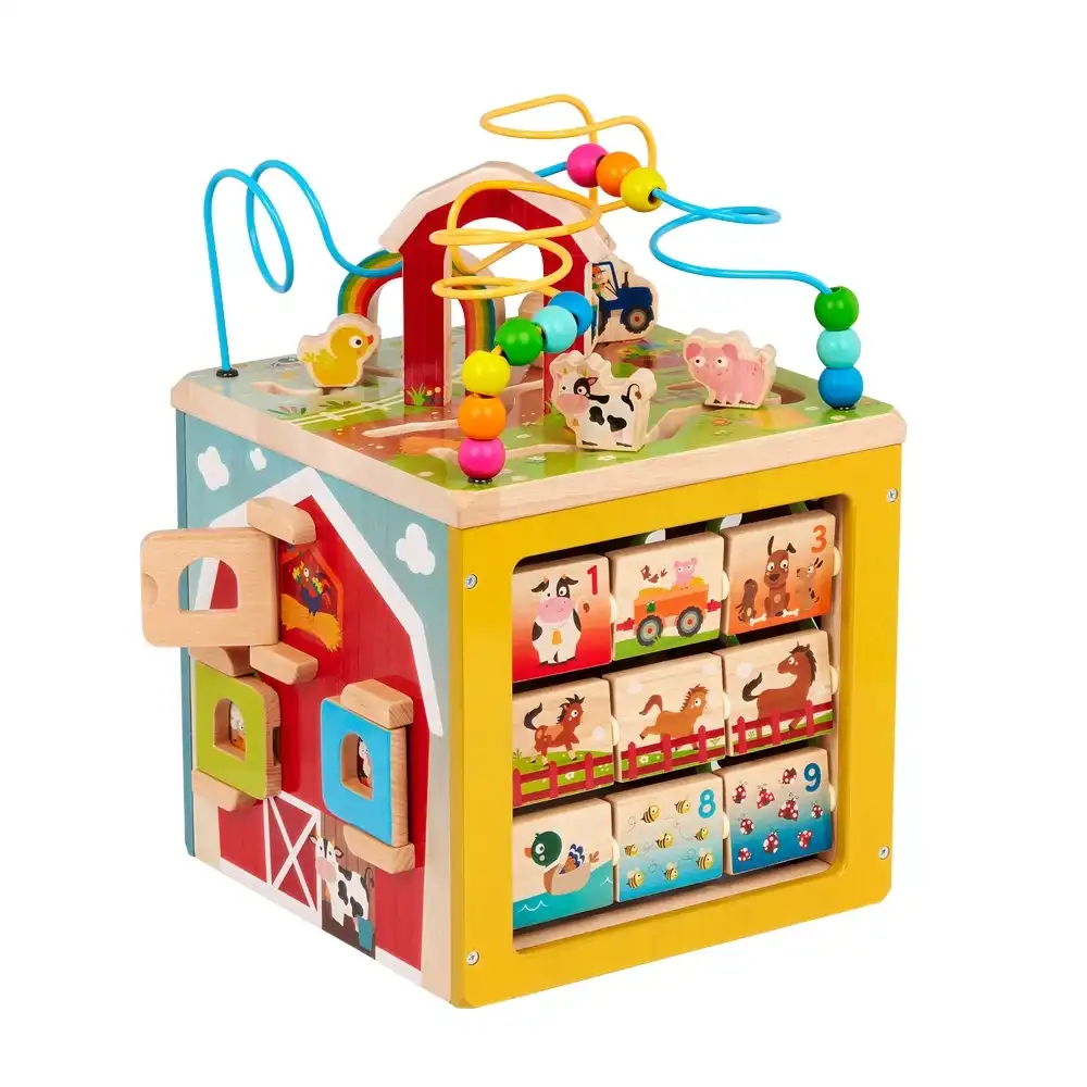 Battat - Barnyard Wooden Farm Activity Center - BT1818