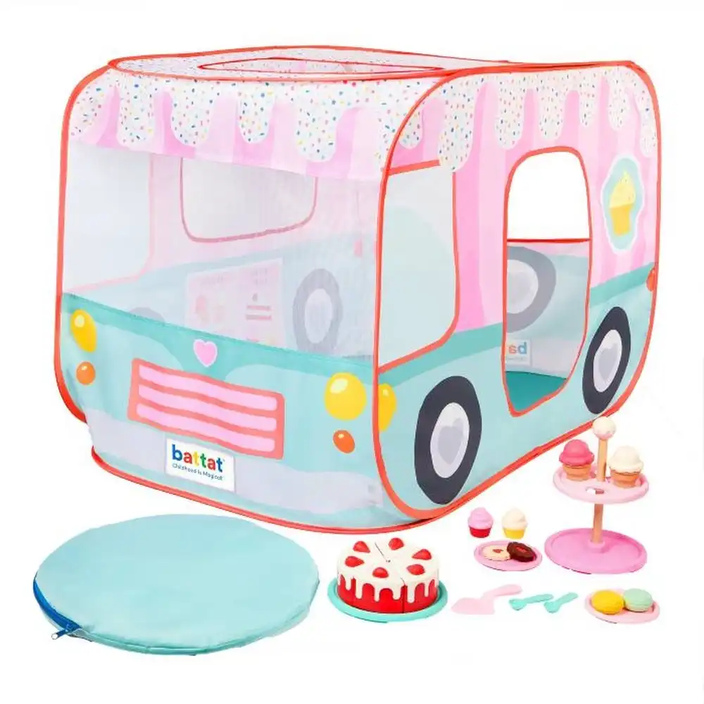 Battat - Pop up Sweet Treats Tent with 25 Pieces - BT1821
