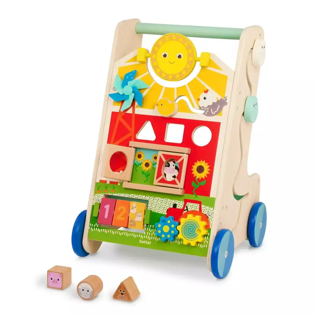 Battat - Sunshine Farm Wooden Activity Walker - BT1823