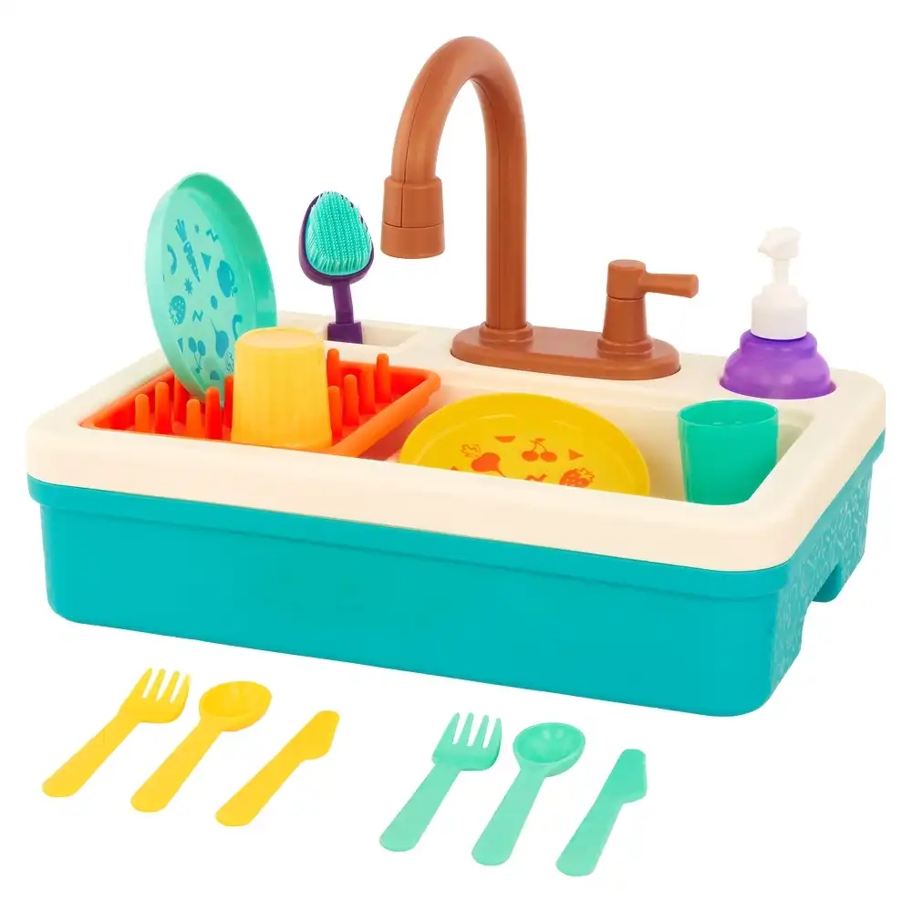 Battat - Splash & Sparkle Kitchen Sink Play Set - BT1805
