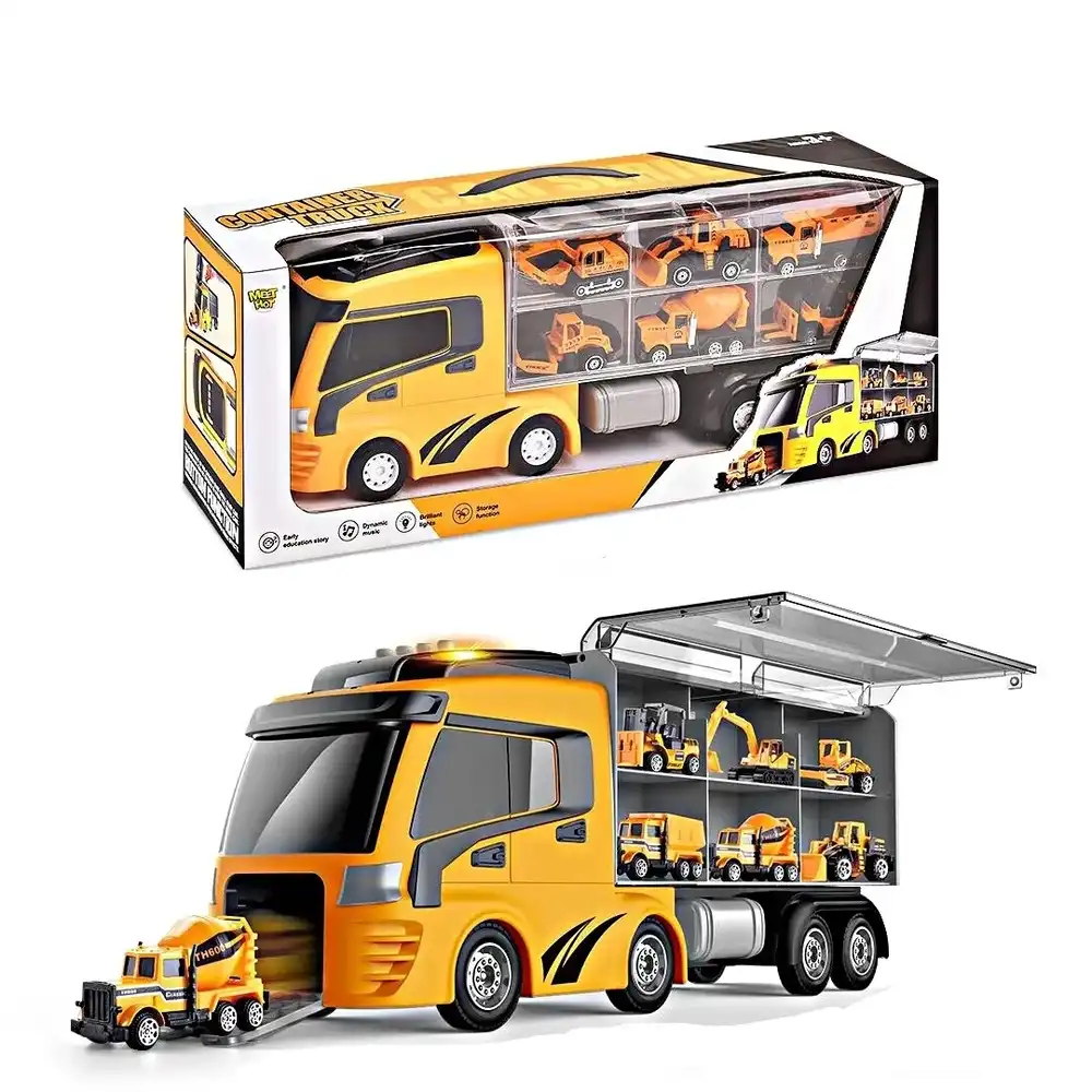 Advanced Container Building Truck with Car Models - MH-065