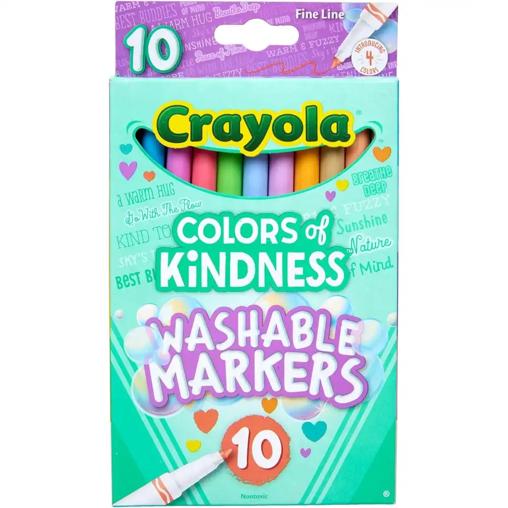 Crayola - Colours & Kindess Wasable Markers - 58-7827
