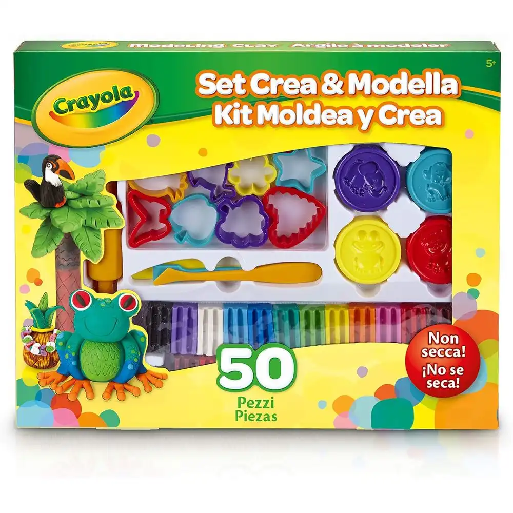 Crayola - The Modeling Clay Tool Kit 50 Pieces - 57-0321