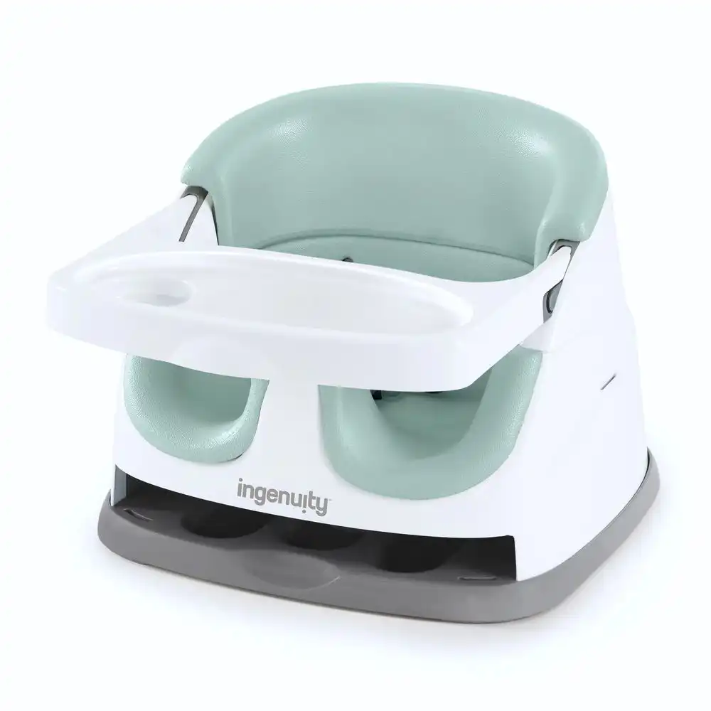 Ingenuity - Baby Base 2-in-1 Booster Feeding & Floor Seat - Green - 16728