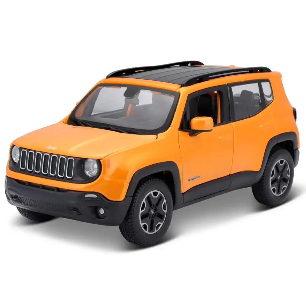 Maisto - Jeep Renegade 1/24 Diecast Model - Orange - 31282