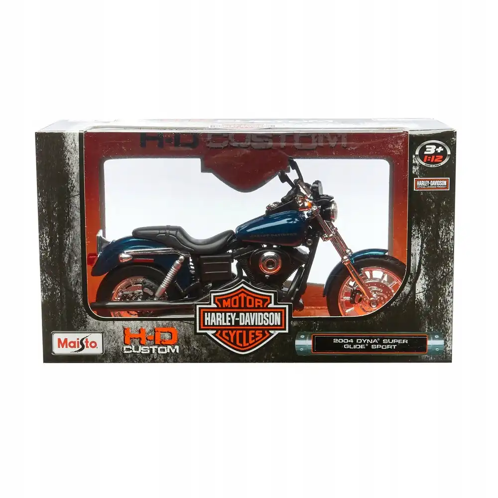 Maisto - 2003 Harley Davidson Dyna Super Glide Sport 1/12 Die Cast Model - 32321