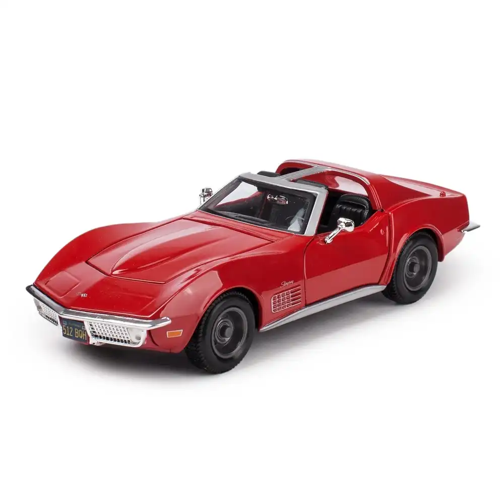 Maisto - 1970 Corvette 1/24 Diecast Model - Red - 31202