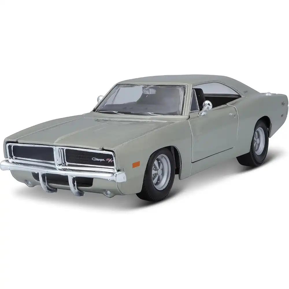 Maisto - 1969 Dodge Charger R/T 1/24 Diecast Model - Silver - 31256
