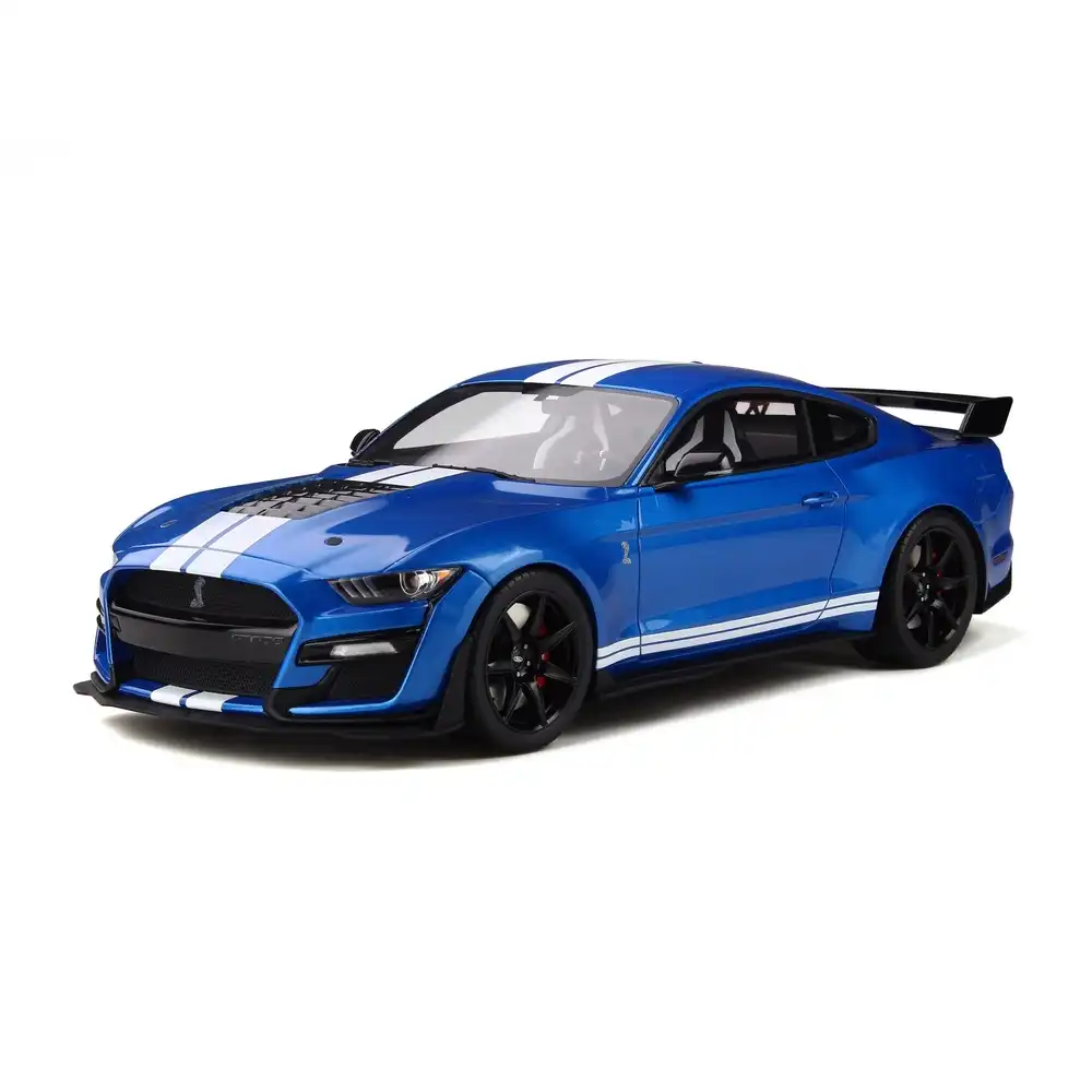Maisto - 2020 Ford Shelby GT500 (CFTP) 1/18 Diecast Model - Blue - 31388