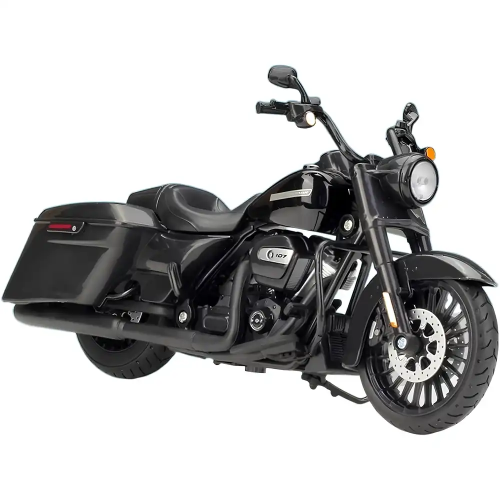 Maisto - 2017 Road King Special 1/12 Diecast Model - Black - 32336