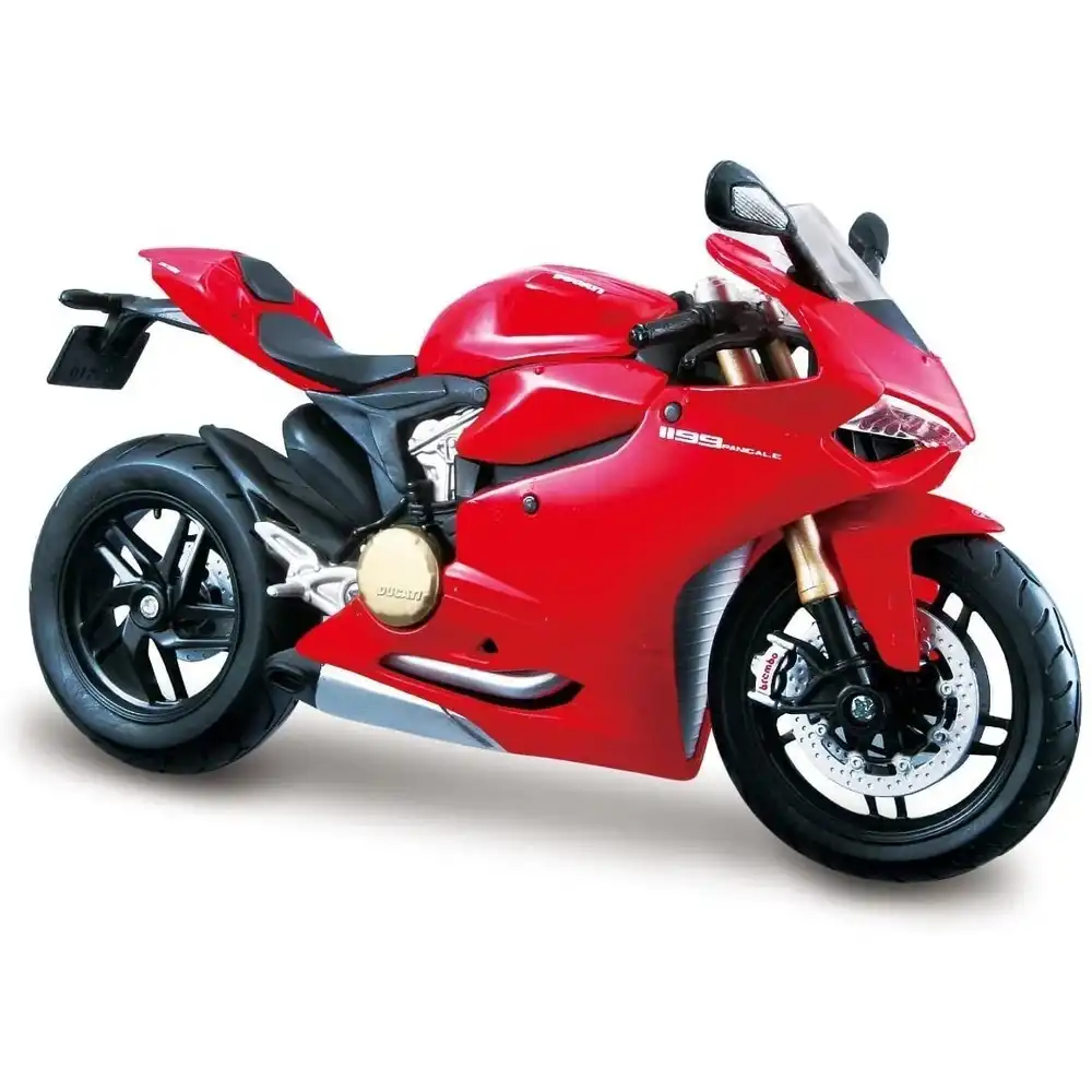 Maisto - Ducati 1199 Panigale 1/12 Diecast Model with Stand - Red - 32704