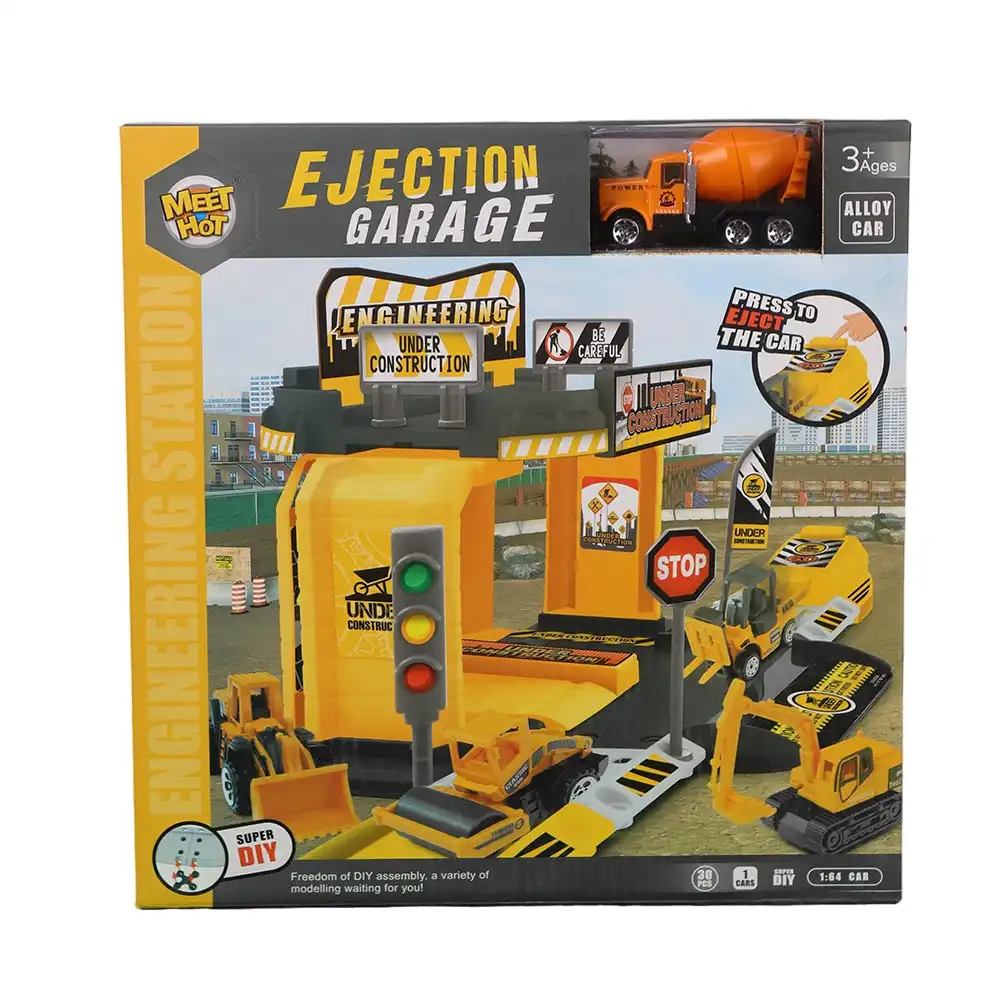 Ejection Constructions Vehicles Garage 30 Pieces - MJ1823495