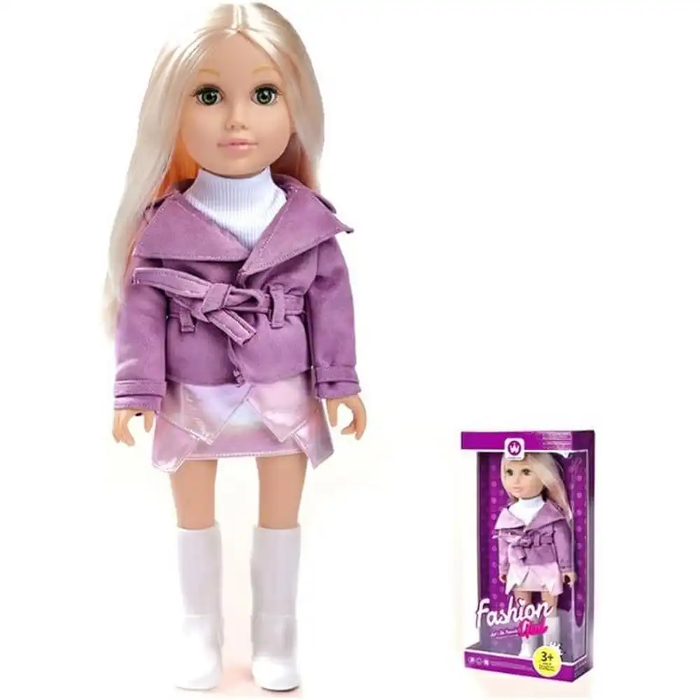 Anime Fashion Doll 18" For Girls - Purple - W18N-06A