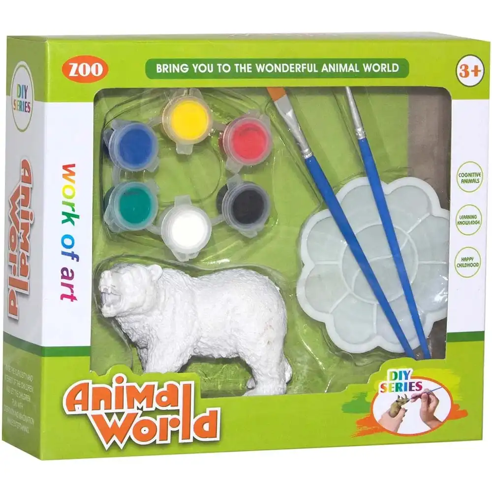 Animal World Painting Bear Figure - TBS015