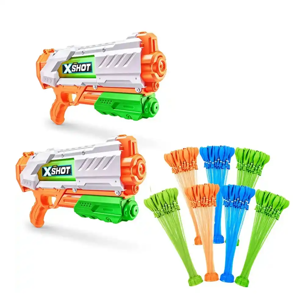 Zuru - X-Shot Fast-Fill Water Wars Tropical Block Party Blaster
