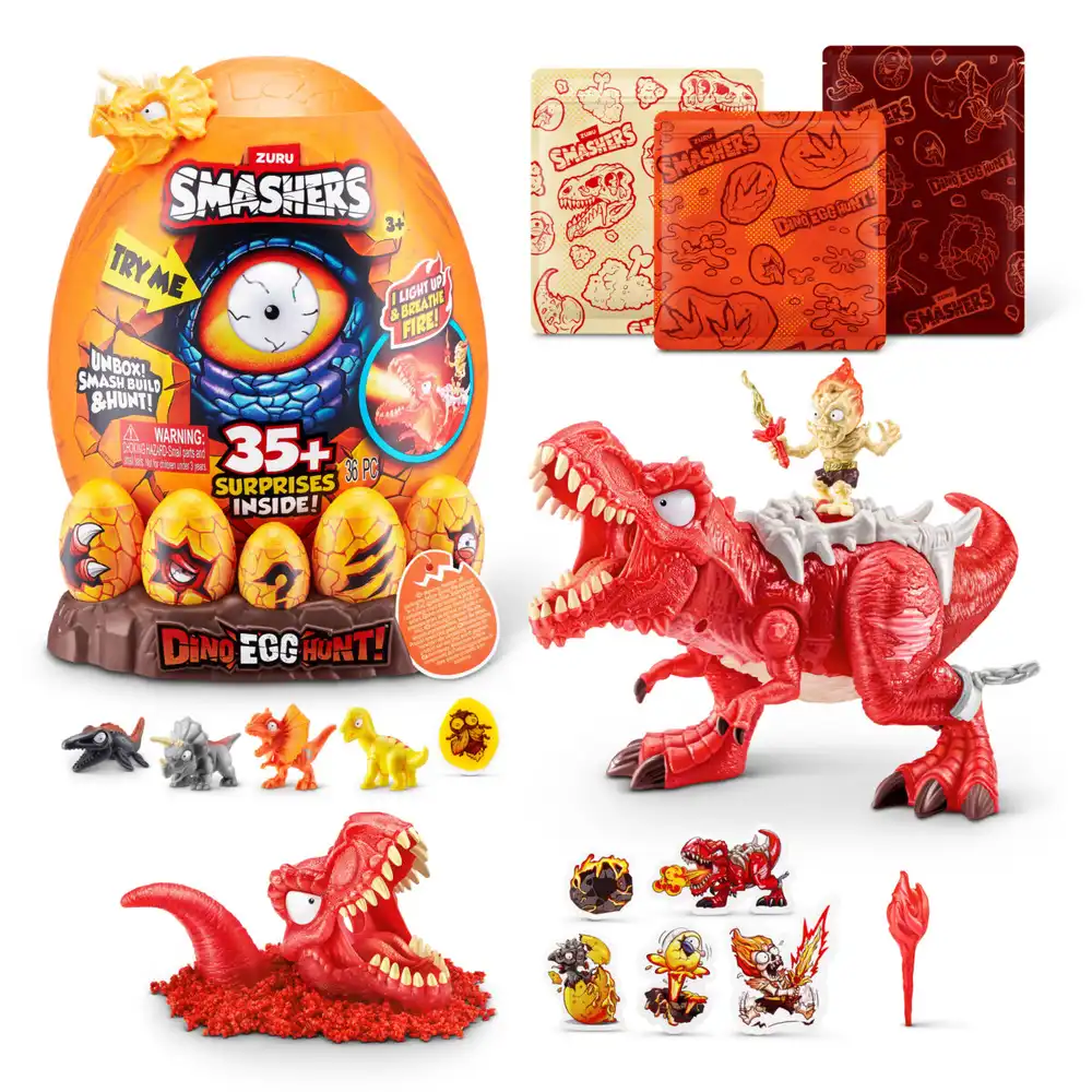 Zuru - Smashers Dino Egg Hunt - orange - 74133