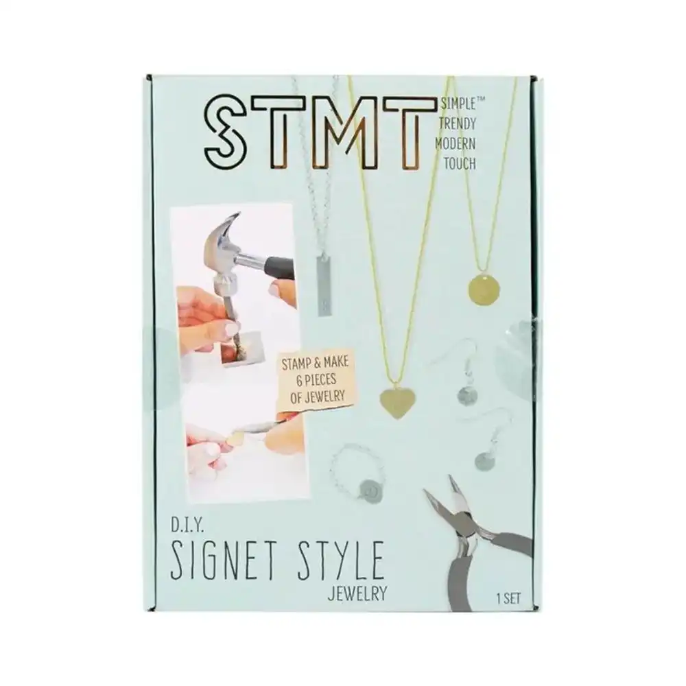 STMT DIY Signet Style Jewelry Stamp And Make 6 Pieces Of Jewelry - 223286-FKG