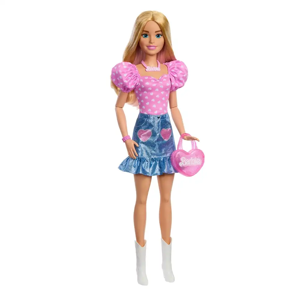 Mattel - Barbie Blonde Fashion Doll with Removable Clothes & Accessories - HYT84