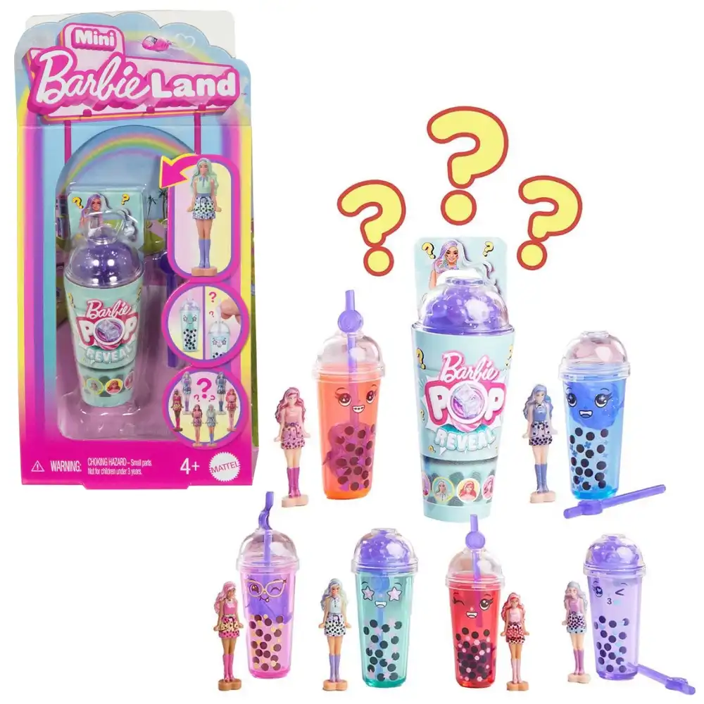 Mattel - Barbie Mini Barbieland Pop Reveal Dolls 1.5 Inch - JCR22