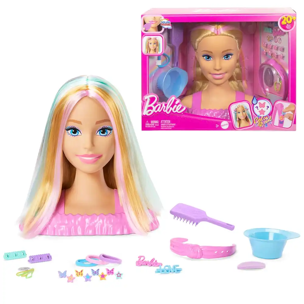 Mattel - Barbie Color Reveal Styling Head with Accessories - JFG81