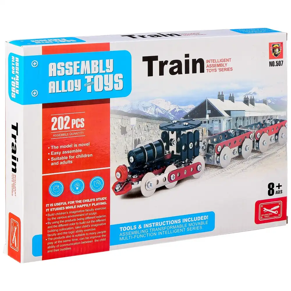 Train Assembly Alloy Toys 202 Pieces - 507