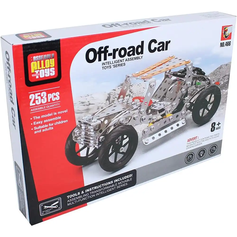 ِAssembly Alloy Toys Off-Road Car 253 Pieces - 466