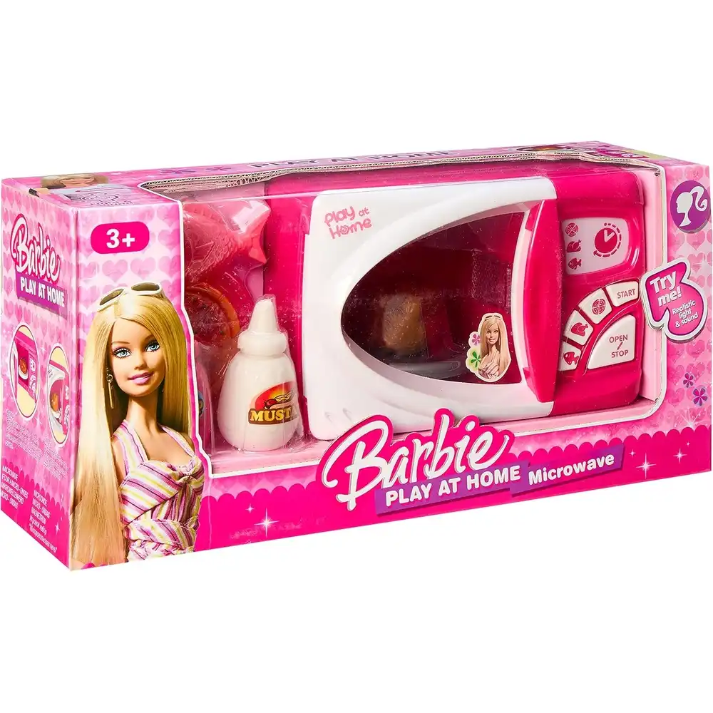 Barbie Microwave Play At Home Set with Accessories - QF26134BA