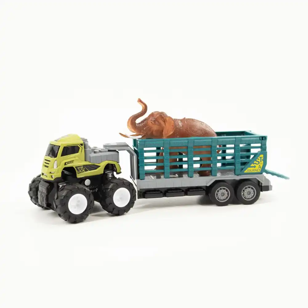 Animal Trailer Truck Elephant 1:43 - KLx600-186